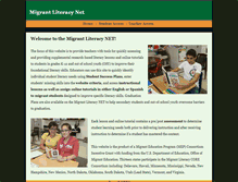 Tablet Screenshot of migrantreadingnet.com